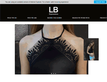 Tablet Screenshot of lbexpressions.com